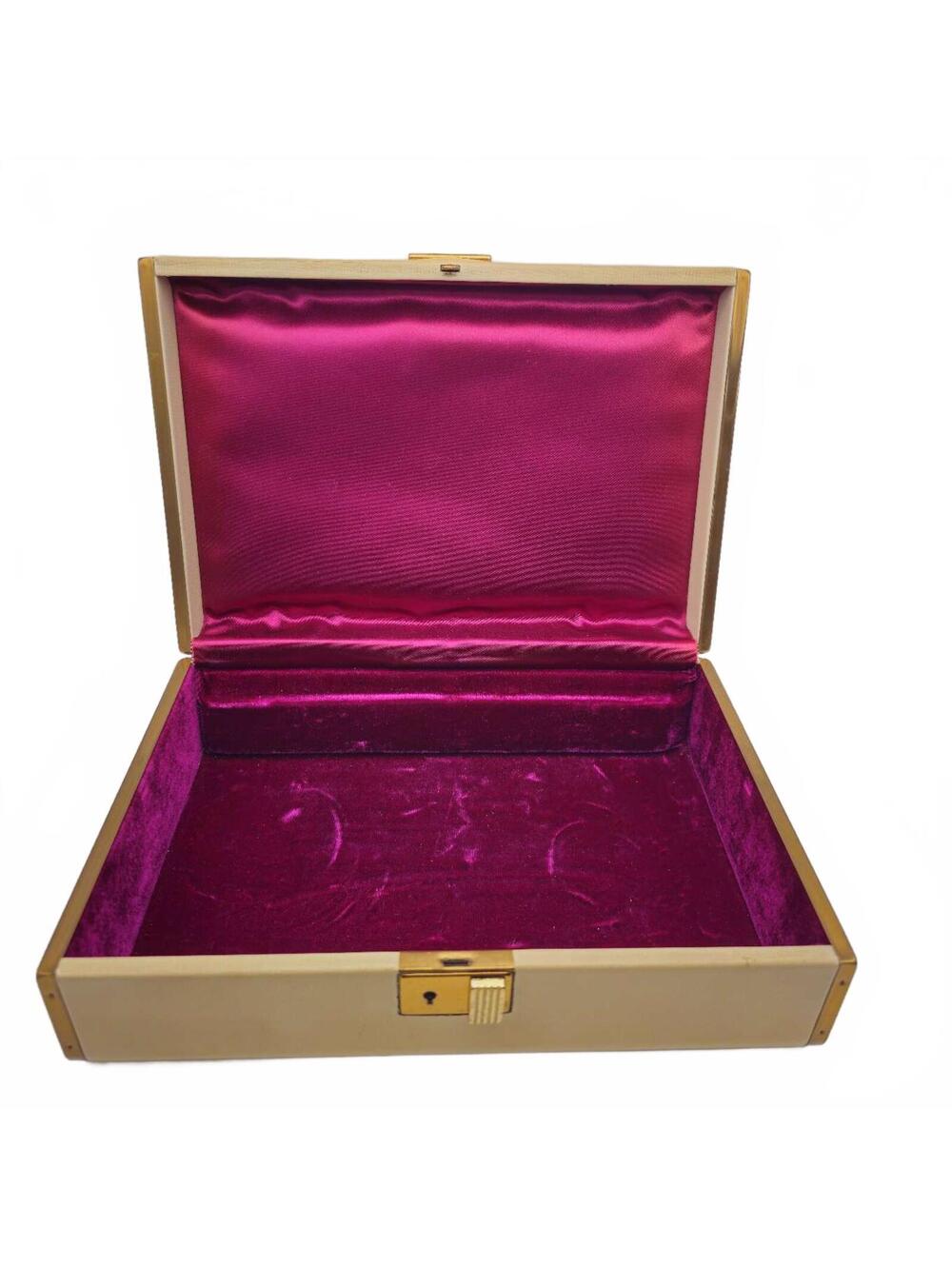 Farrington Jewelry Box With Velvet Lining 1960's